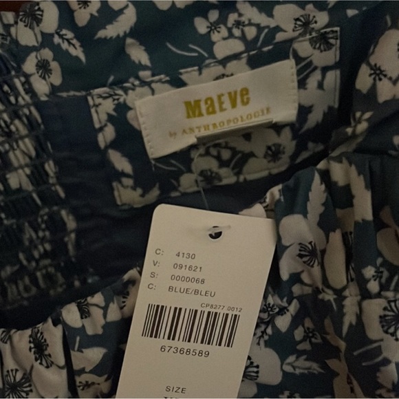 Anthropologie Maeve Sweetheart Mini Dress Floral - Picture 15 of 16